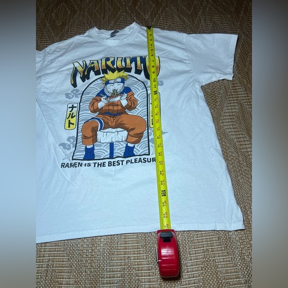 Naruto Men's Ramen Graphic White Short Sleeve T-shirt,Size L,Great Condition - Picture 5 of 8
